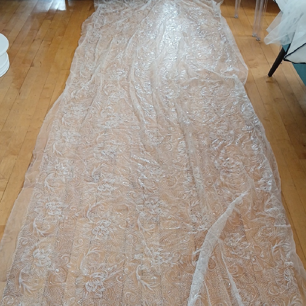 Beaded Boho Bridal Fabric